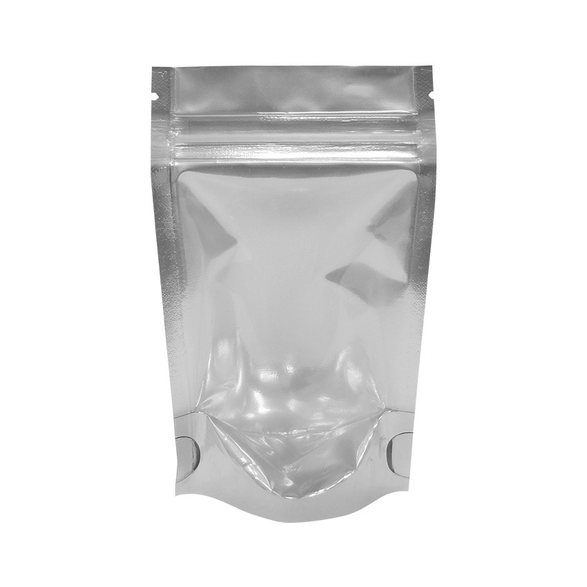 28g stand up pouch black and clear