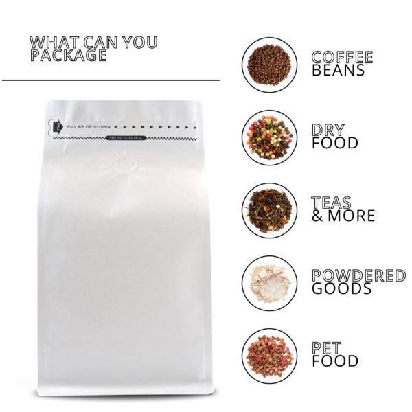 500g Box Bottom Bags with Slit - Image 3