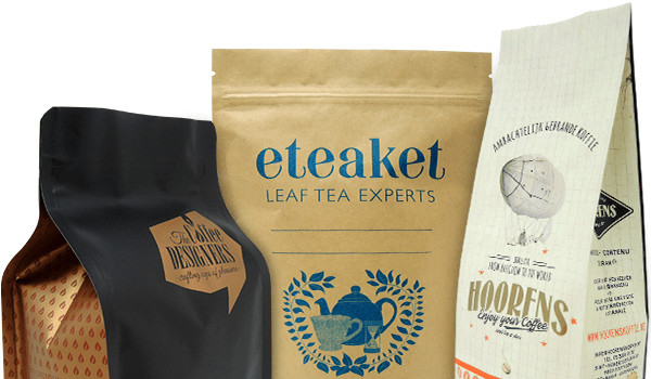 Branded coffee packaging