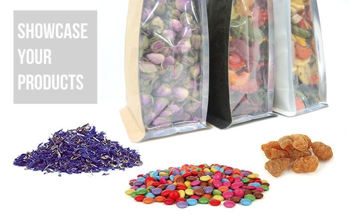 clear gusset packaging