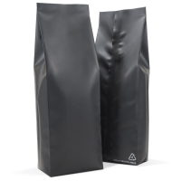 250g Side Gusset bag in matt black