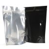 70g Stand Up Pouches Black and Clear Gloss
