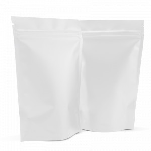 70g stand up pouches in white