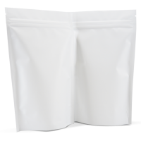 100g stand up pouch in matt white
