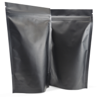 150g Stand up pouches black matt