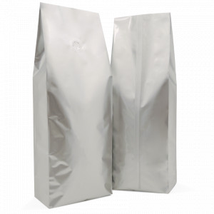 1kg Side Gusset with valve in matte white