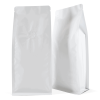 250g box bottom bag with valve in white