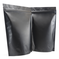 250g stand up pouch in matt black