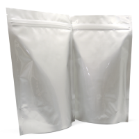 250g Side Gusset bag without valve in gloss white