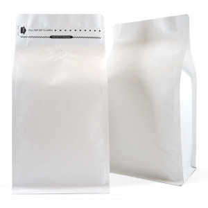 500g Box Bottom Bags White with valve