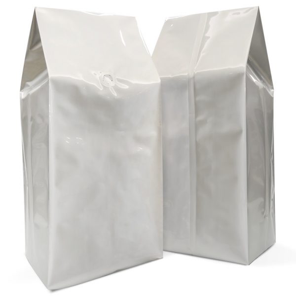 5kg Side Gusset Bag Gloss White with Valve