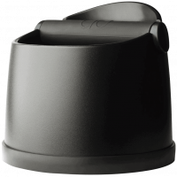 black knockbox for coffee machines