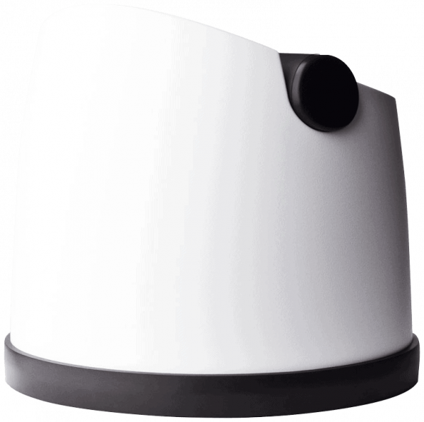 white knockbox for coffee machine
