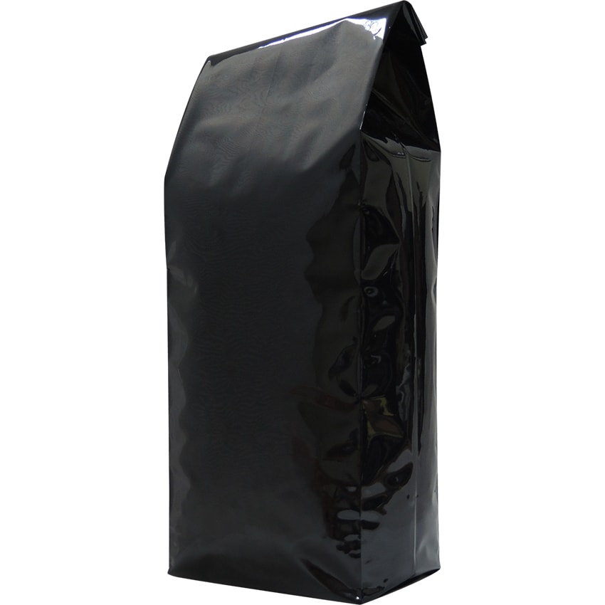 500g Side Gusset bag in gloss black