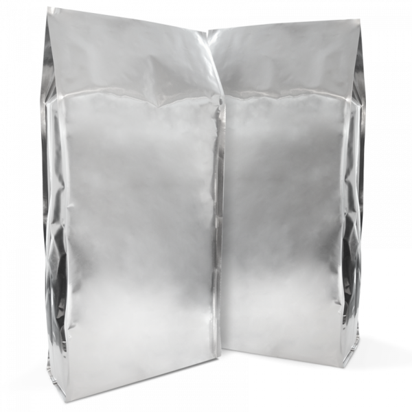 10kg Quad Seal Bag Silver