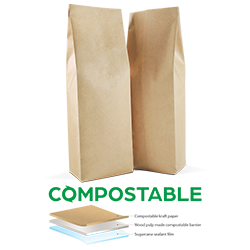 Compostable Natural Kraft