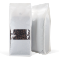 1kg Box Bottom Bags with Window