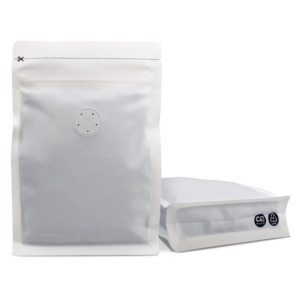100g Postal Box Bottom Bags - White, Recyclable