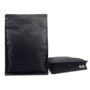 250g Postal Box Bottom Bags - Black, Recyclable