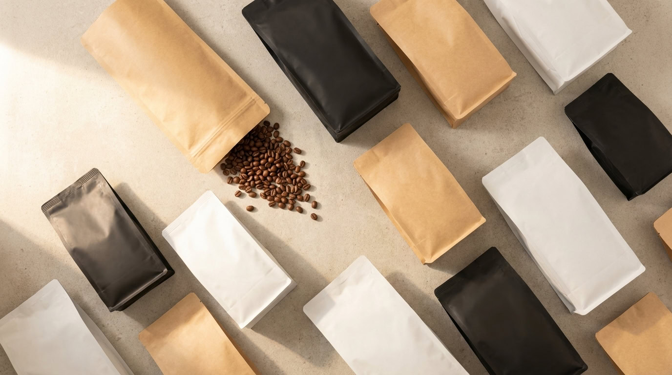 The Bag Broker range of coffee bags, boxes and food packaging