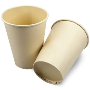 12oz. Compostable Coffee Cups (Single Wall)