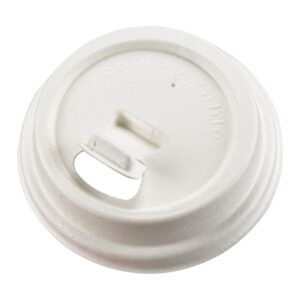 8oz. Bagasse Pulp Flip Lids