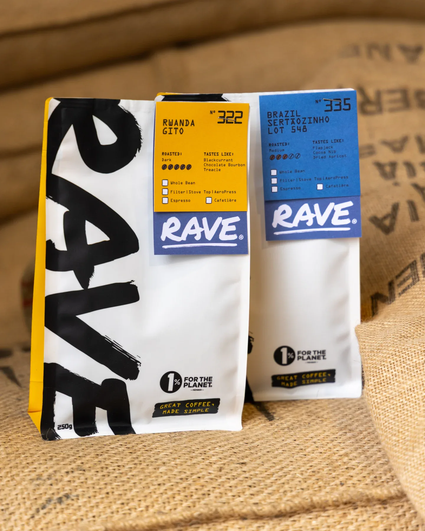 250g coffee bag